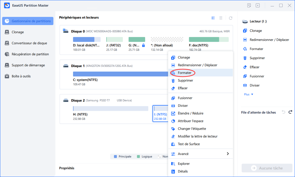 Comment retirer la protection en écriture et déverrouiller un disque dur  externe- EaseUS