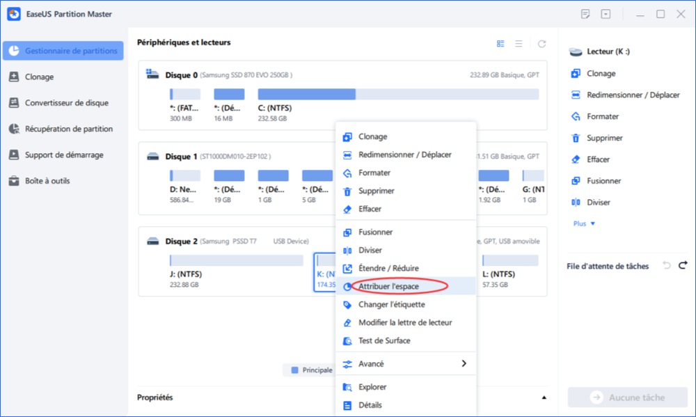 Comment augmenter la taille du disque C dans Windows 11[Tutoriel 2025] 🏆 EaseUS