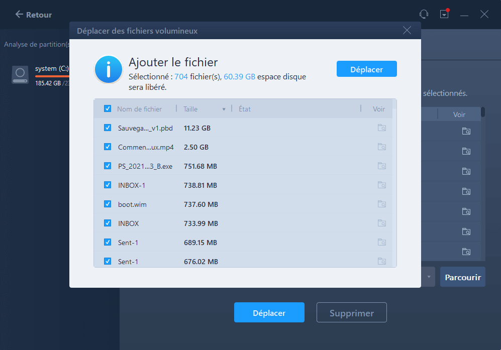 transfert de fichiers volumineux - 4