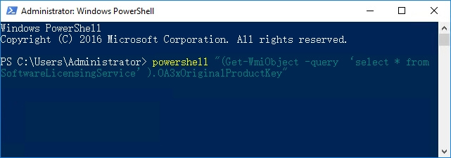 Trouver la clé de produit Widows Server dans PowerShell