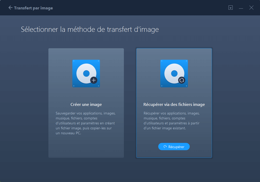 Transférer des données avec Windows 10 Easy Transfer par transfert d'image - 2