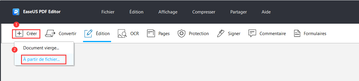Créer un PDF