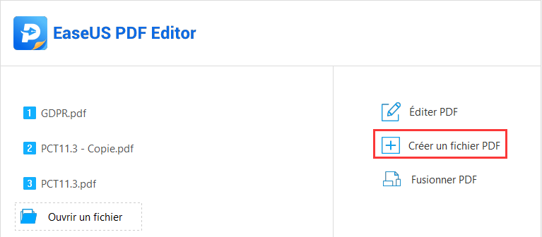 Créer le PDF