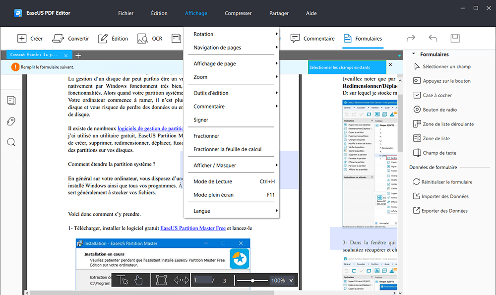 voir le pdf en plein écran