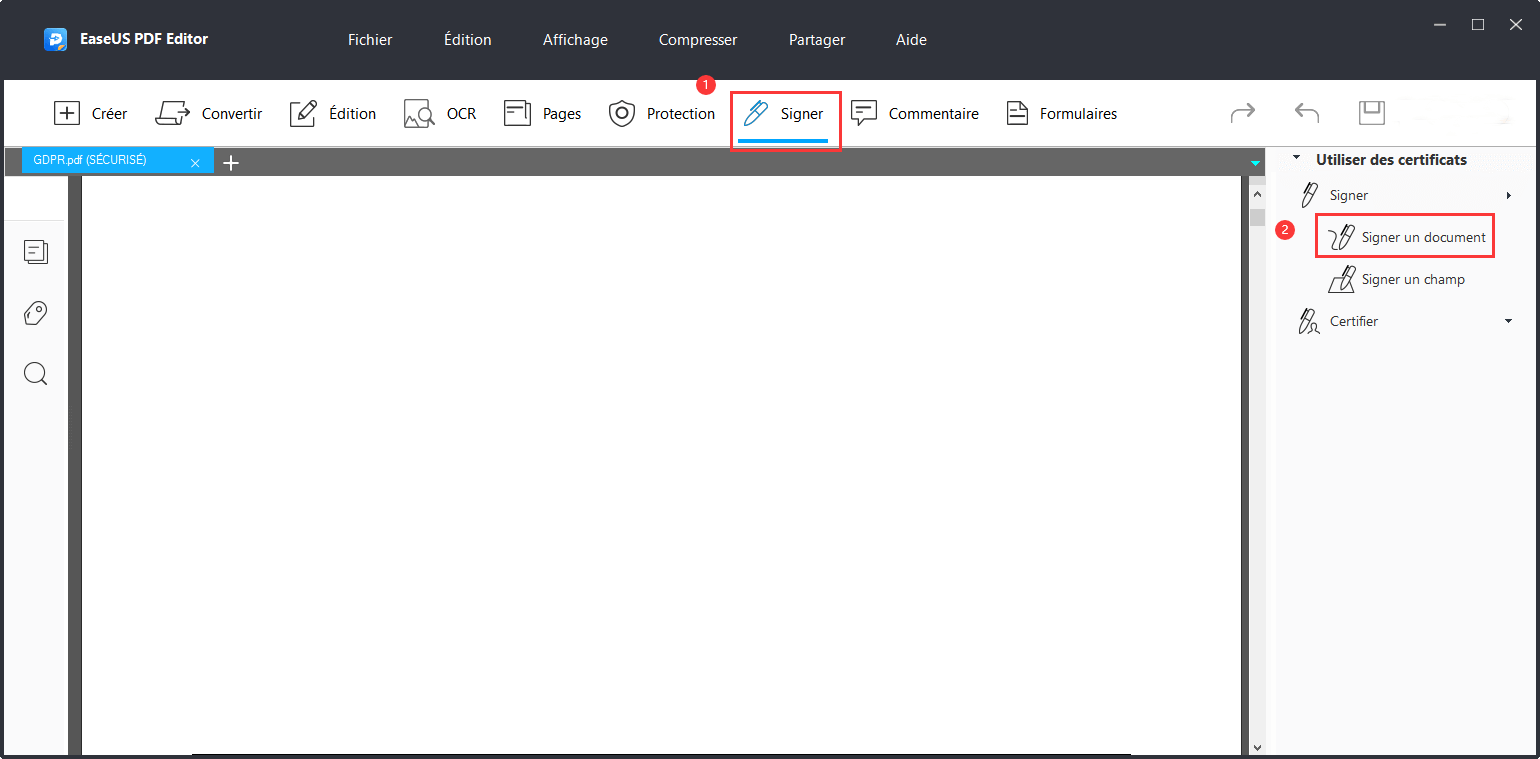 Signer pdf