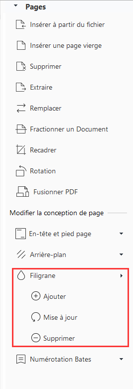 supprimer le filigrane d'un pdf