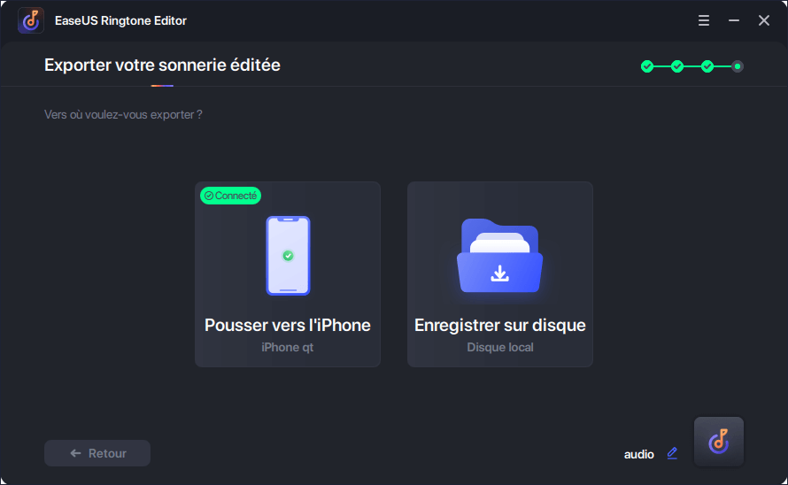Modifier la sonnerie et la pousser vers votre iPhone