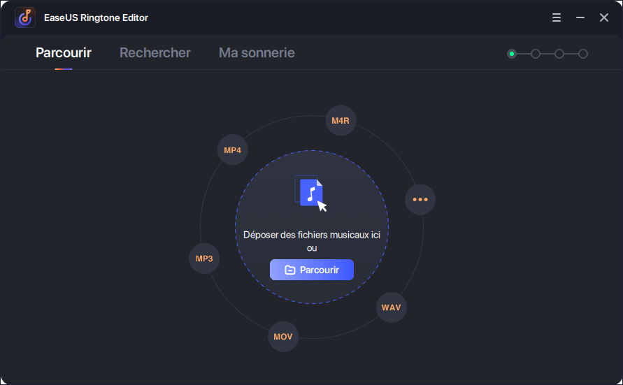 Lancer EaseUS Ringtone Editor