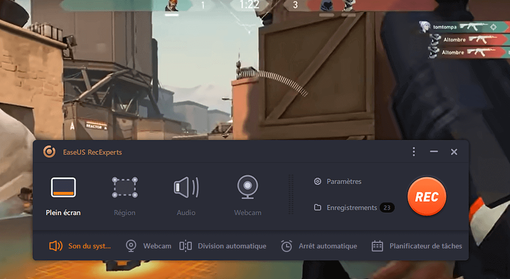 enregistrer le jeu