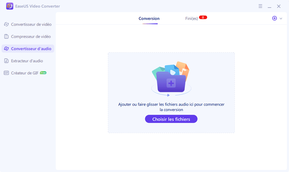 Importez le fichier audio