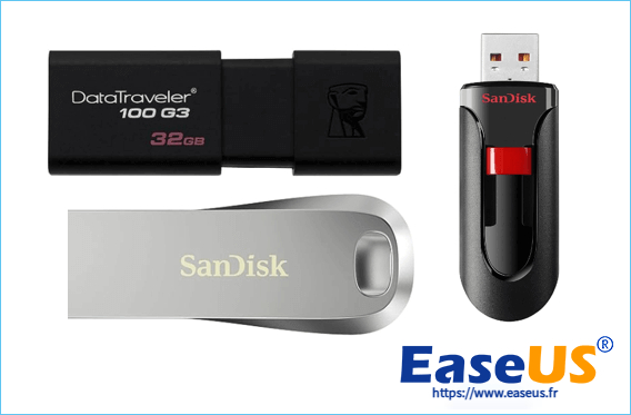 clé USB supérieure