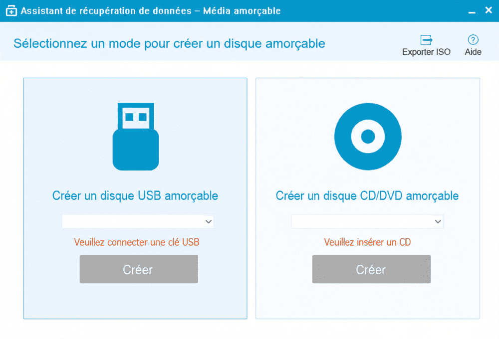 créer un disque amorçable avec easeus