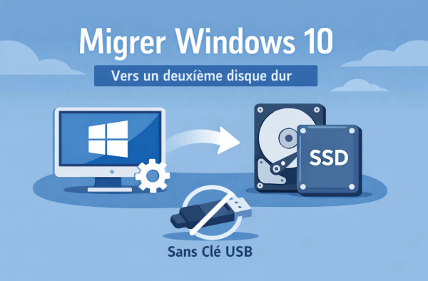 Comment installer Windows 10 sur un deuxième disque dur