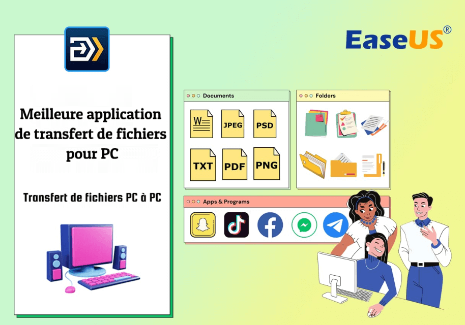 Meilleure couverture d'application de transfert de fichiers