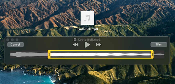 Couper audio avec QuickTime