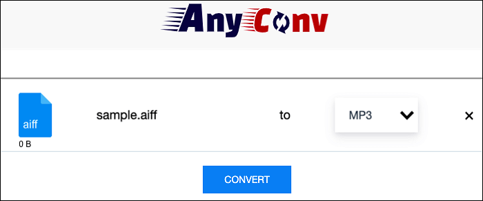 anyConv aiff mp3