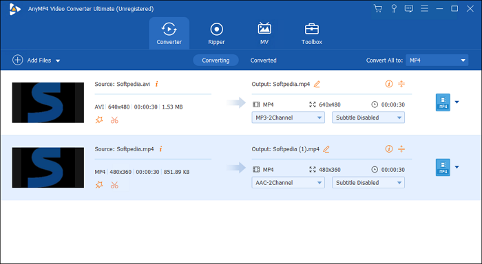 AnyMp4 Video Converter