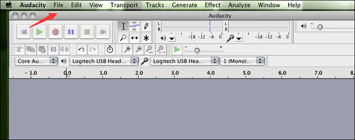 audacity sur mac convertir flac vers wav