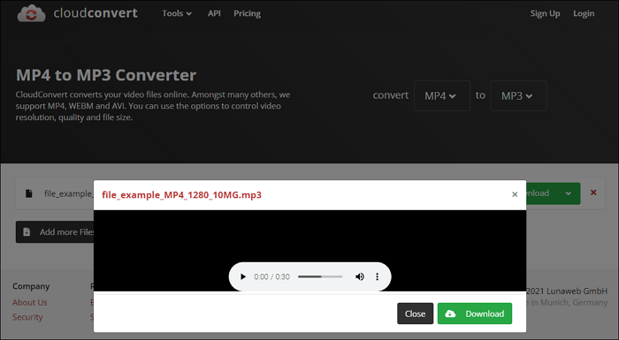 Convertir TikTok en MP3