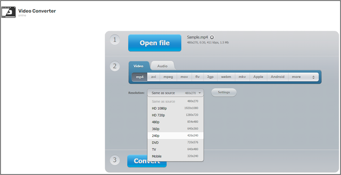 Convertisseur vidéo en ligne