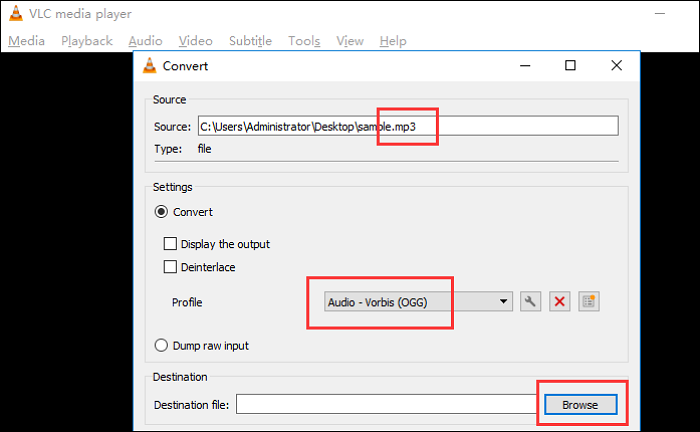 convertir mp3 en ogg avec vlc 