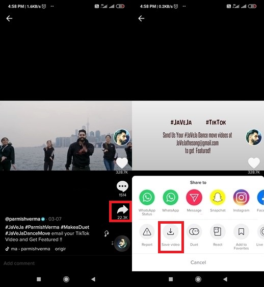 Comment télécharger des vidéos TikTok sur PC/Mac/iPhone/Android  EaseUS
