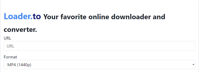 Télécharger les videos avec Loaderto