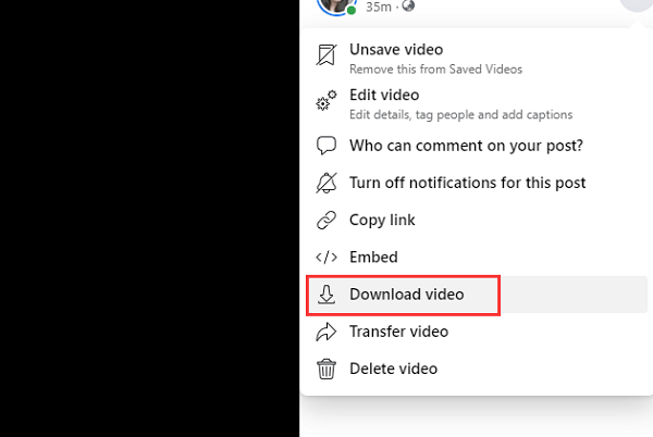 Téléchargez votre propre vidéo Facebook en direct