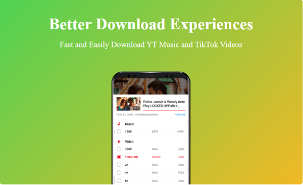 Vidmate - application de téléchargement de musique