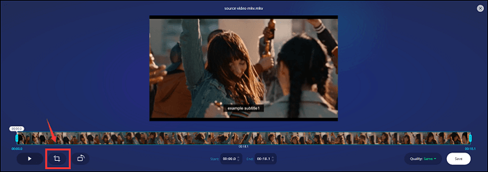 supprimer les sous-titres des MKV 123app crop