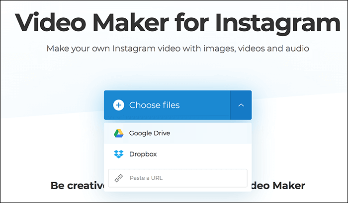 Créateur de vidéos Instagram gratuit en ligne - Clideo