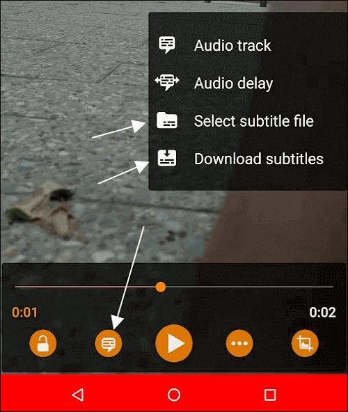 ajouter des sous-titres vlc pour android