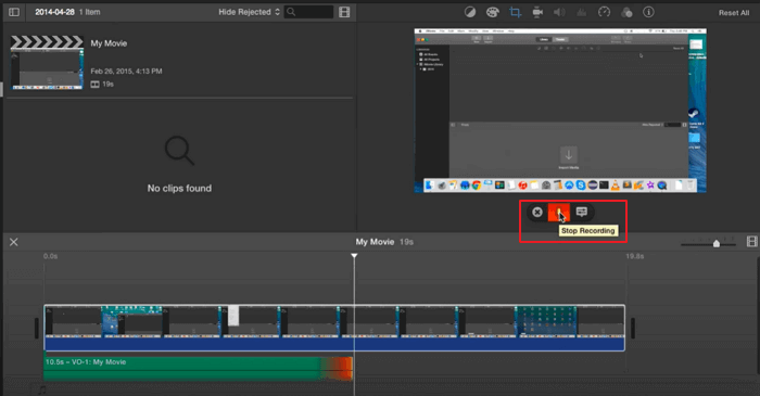 Enregistrez et exportez une vidéo avec une voix off supplémentaire