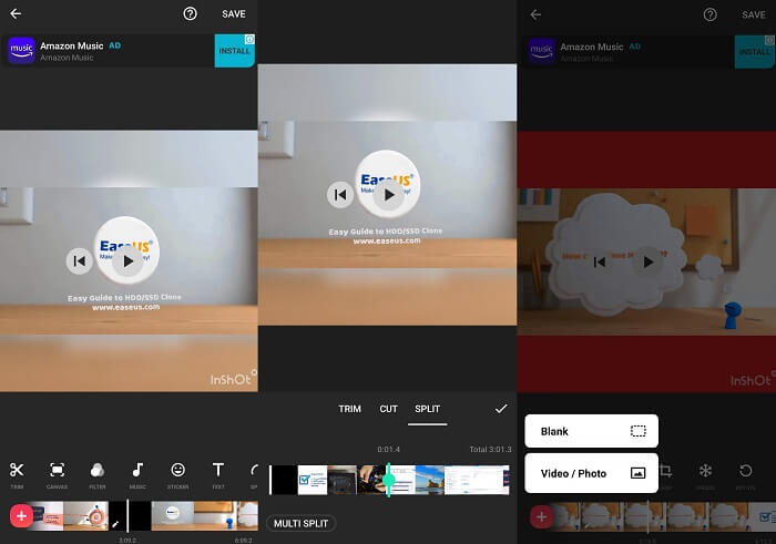inshot - la meilleure application de montage vidéo pour android