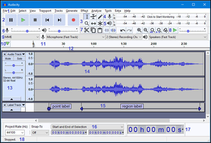 Extraire l'audio d'un AVI avec Audacity