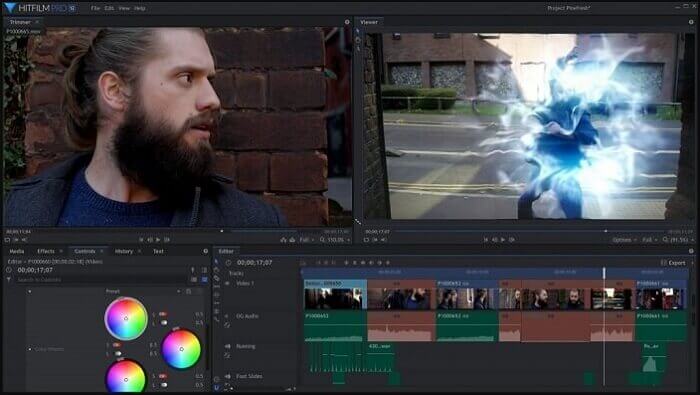 Créateur de vidéos Instagram Hitfilm Express