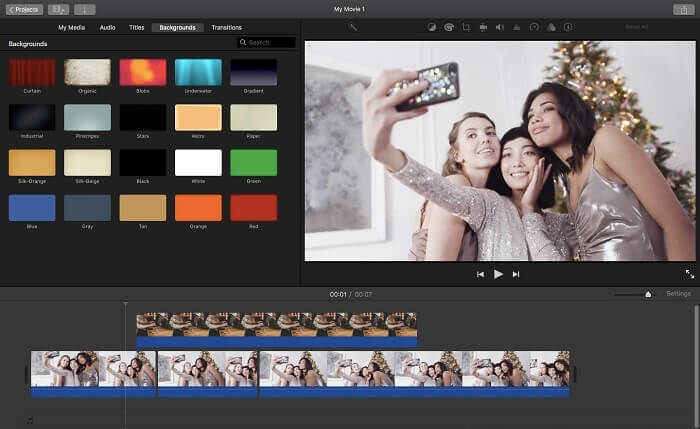 ajouter de l'audio à l'image iMovie