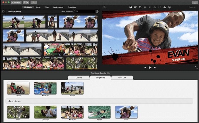 découpeur iMovie mkv