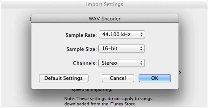 itunes change le débit audio
