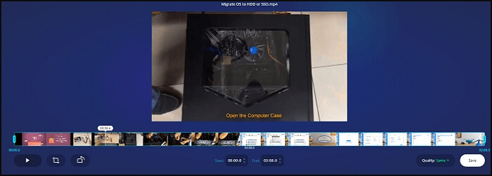 éditeur vidéo en ligne - meilleur coupeur mp4