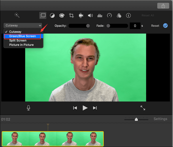 Supprimer l'arrière-plan d'une vidéo avec iMovie