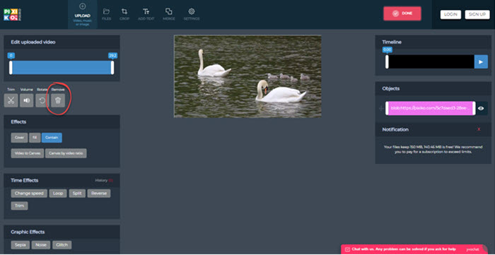 vidéo inverse avec outil en ligne - 2