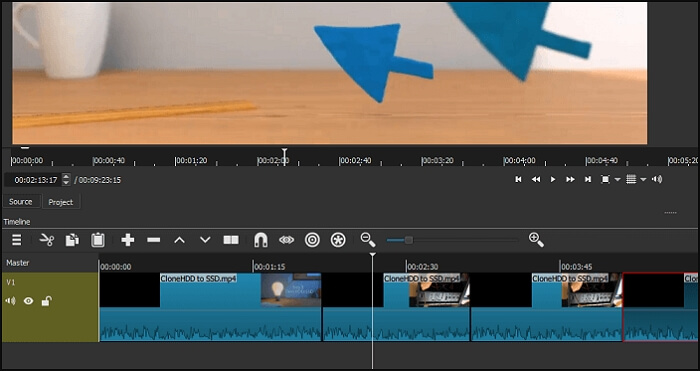 shotcut - le meilleur coupeur de mp4