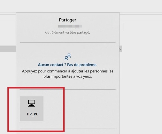 transfert de fichiers de pc à pc - partage à proximité 2