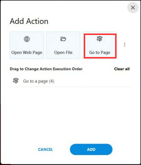Lien PDF vers une page