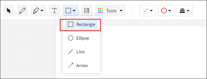 choisir le retangle en petit pdf