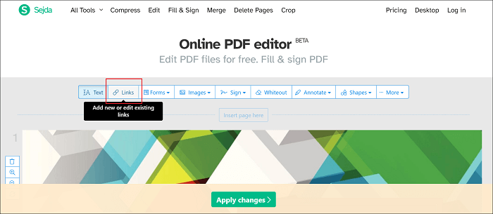 Ajouter un lien vers un PDF en ligne