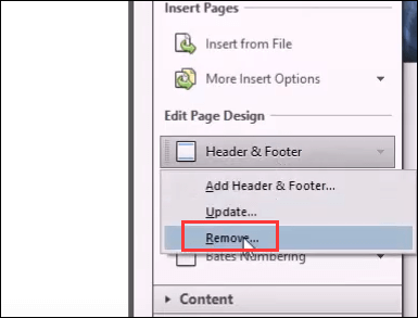Cliquez sur Supprimer