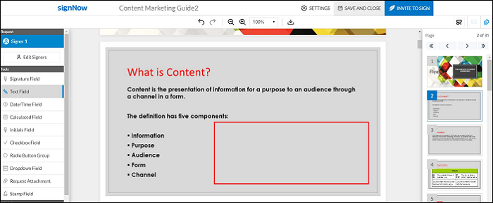 Retirer la signature