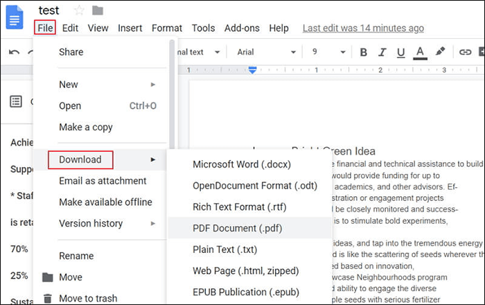 Ouvrir un PDF avec mot de passe dans Google Drive